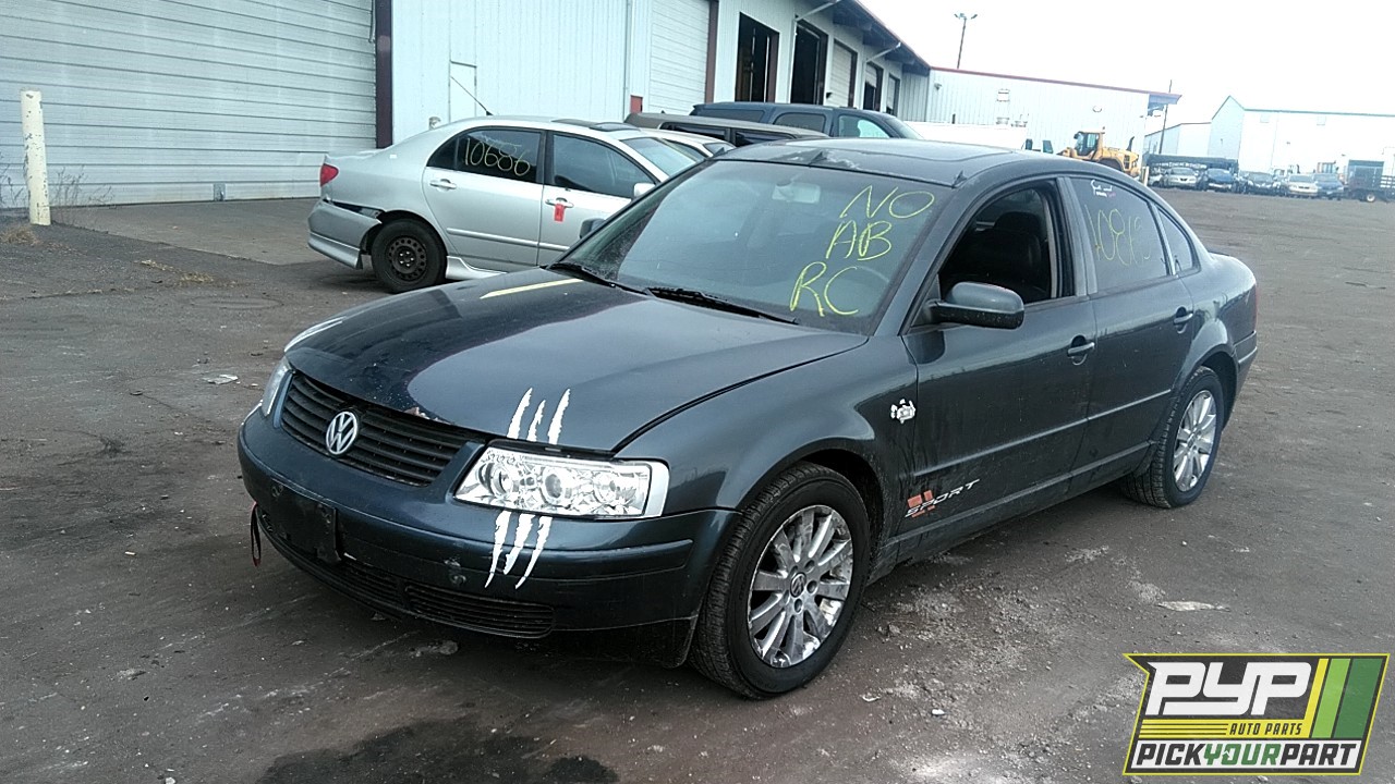 2000 VOLKSWAGEN PASSAT partes disponibles