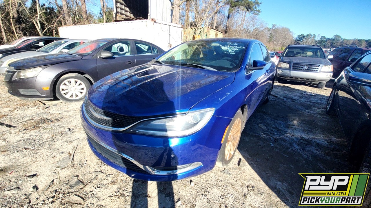 2016 CHRYSLER 200 available for parts