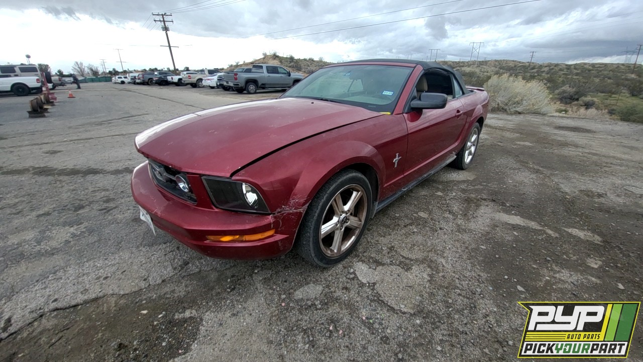 2007 FORD MUSTANG partes disponibles