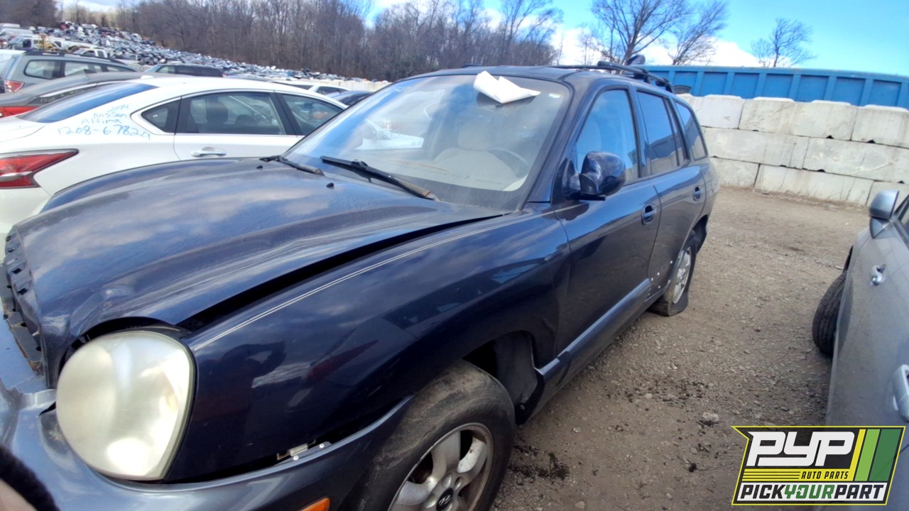 2005 HYUNDAI SANTA FE partes disponibles