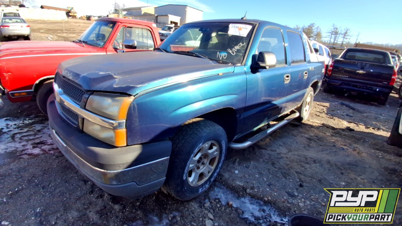 2005 CHEVROLET AVALANCHE 1500 partes disponibles