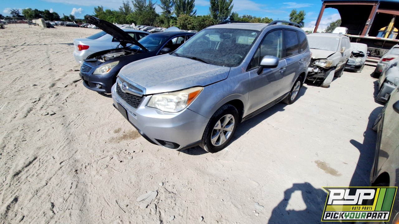 2014 SUBARU FORESTER partes disponibles