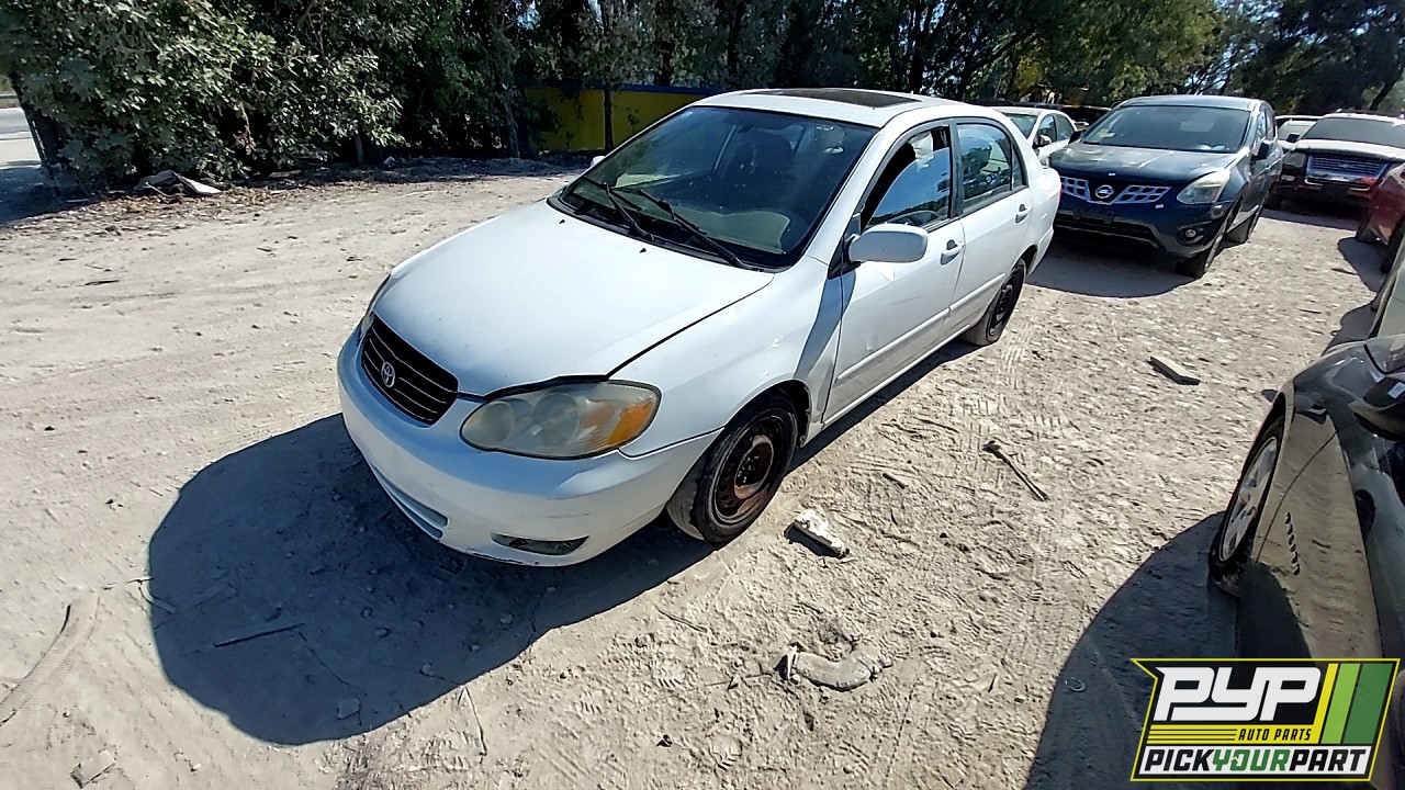 2004 TOYOTA COROLLA partes disponibles