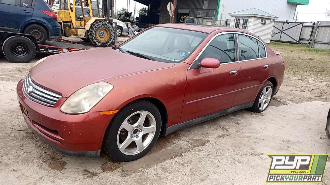 2003 INFINITI G35 available for parts