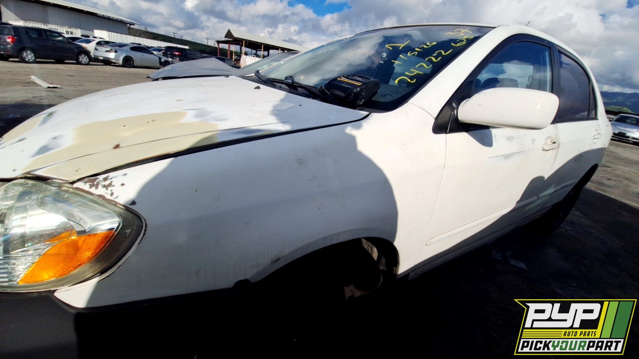 2004 TOYOTA COROLLA partes disponibles