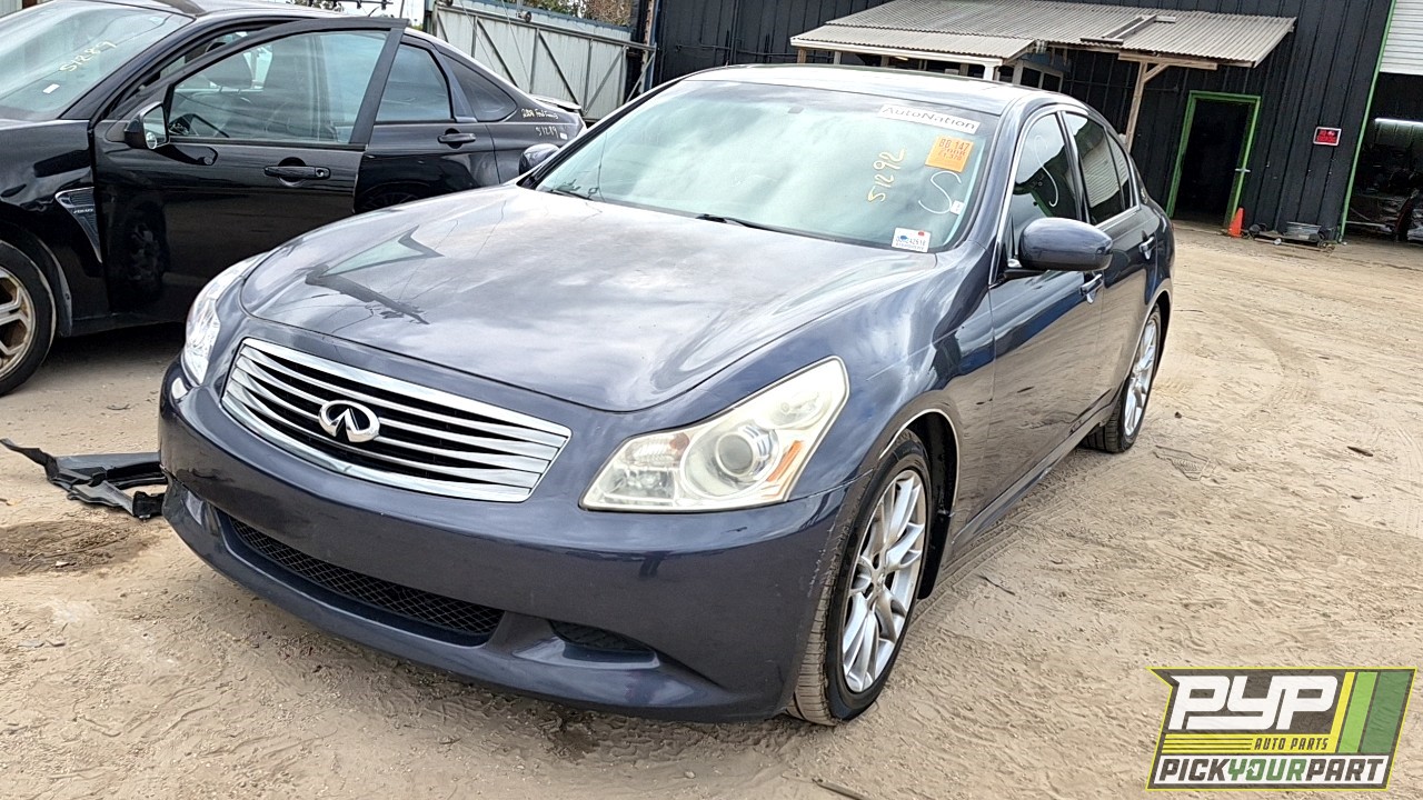 2008 INFINITI G35 partes disponibles