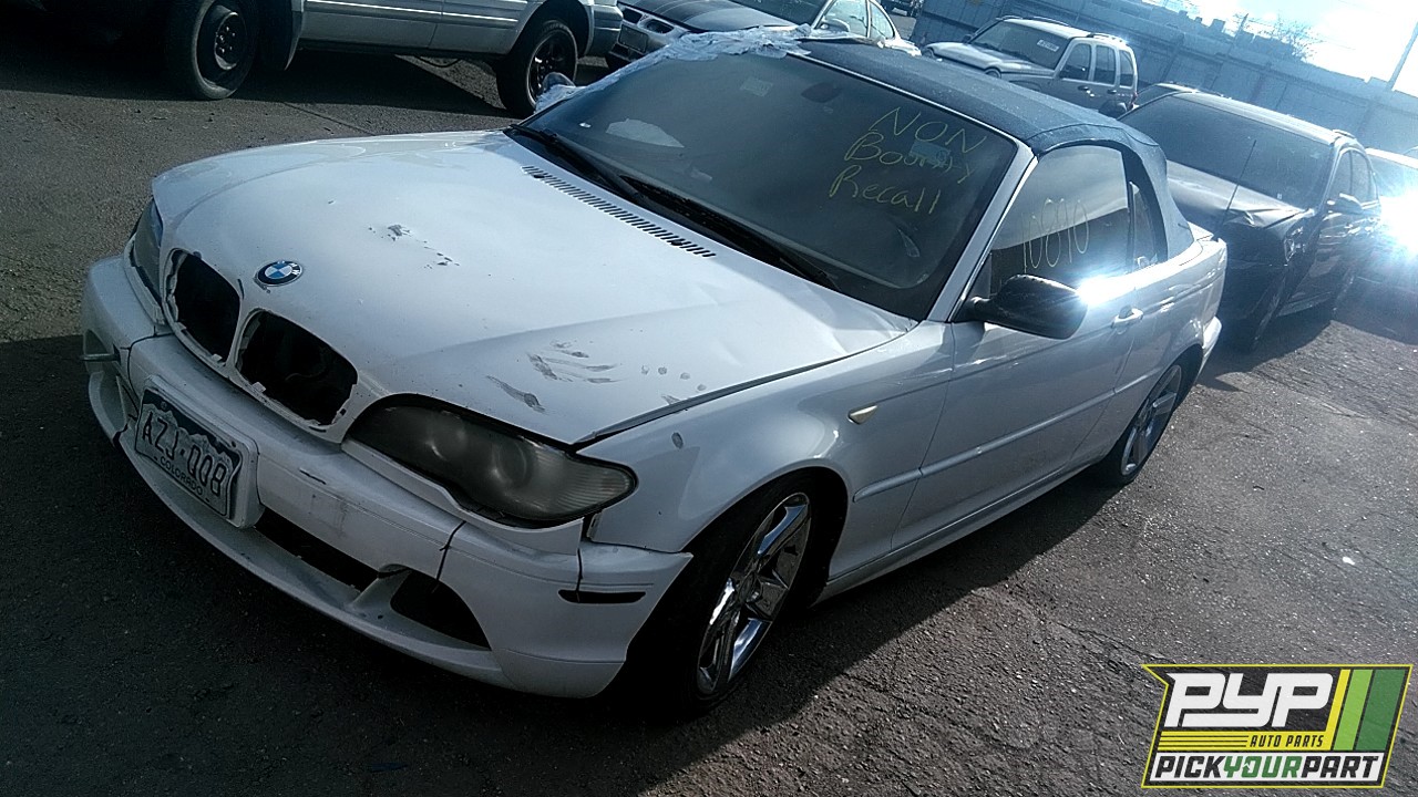 2004 BMW 325CI partes disponibles