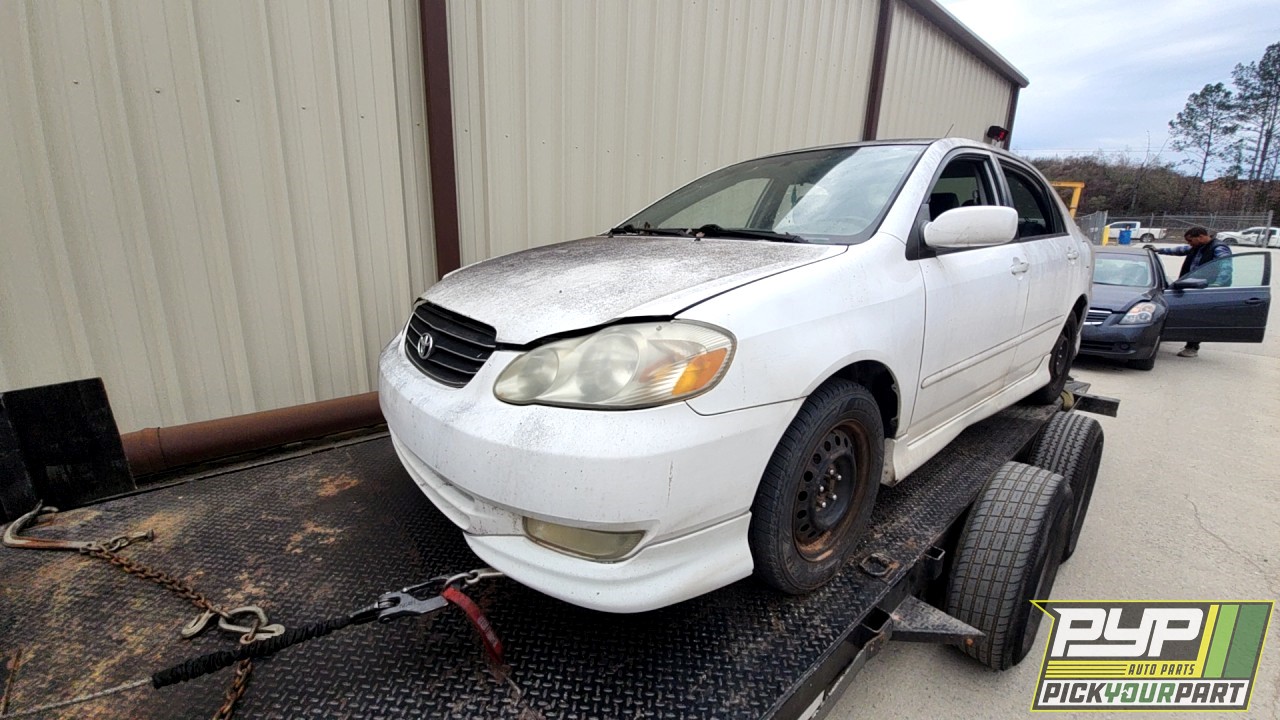 2004 TOYOTA COROLLA partes disponibles