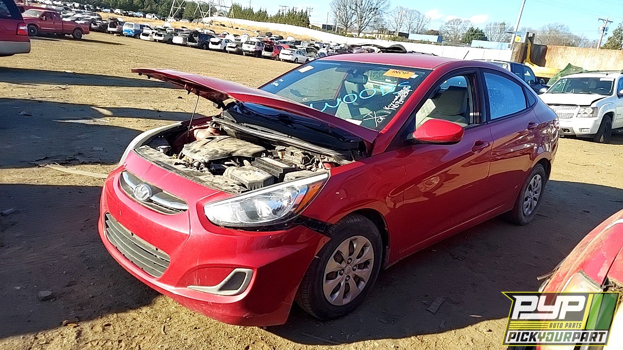 2017 HYUNDAI ACCENT partes disponibles