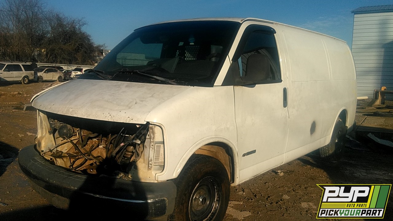 2002 CHEVROLET EXPRESS 1500 partes disponibles