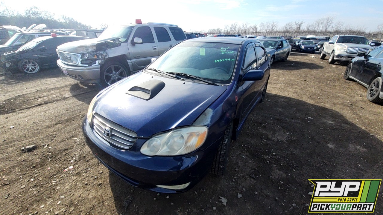 2004 TOYOTA COROLLA partes disponibles