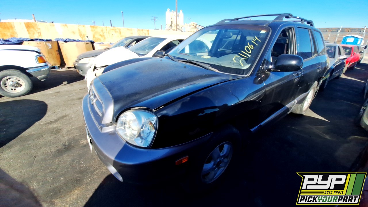 2006 HYUNDAI SANTA FE partes disponibles