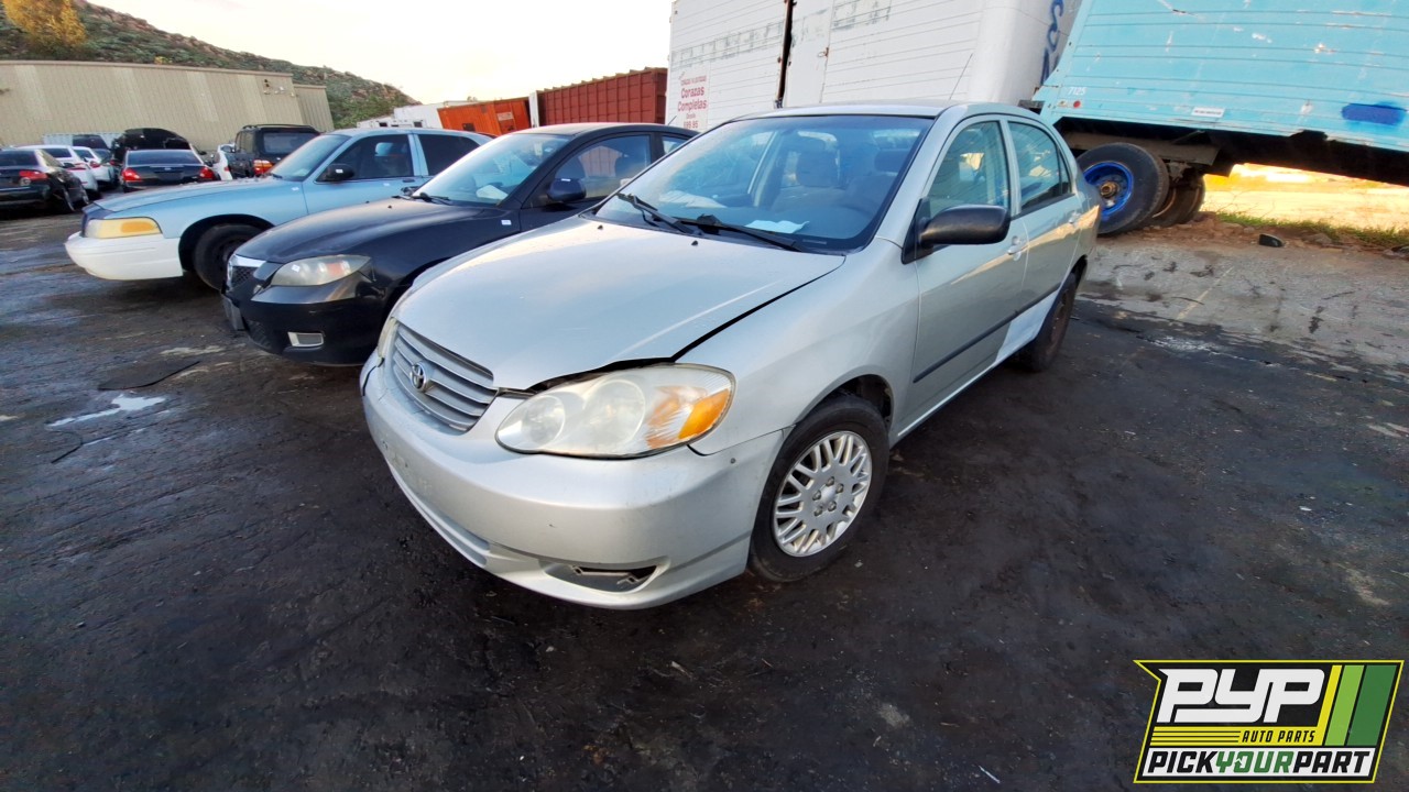 2003 TOYOTA COROLLA available for parts