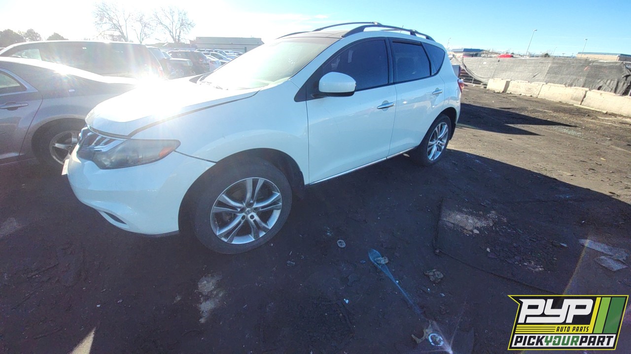 2011 NISSAN MURANO partes disponibles