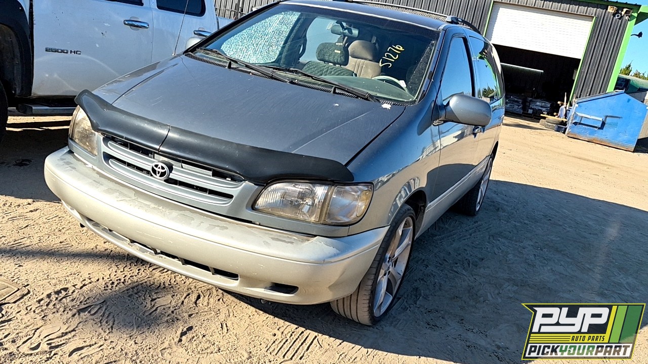 2000 TOYOTA SIENNA partes disponibles
