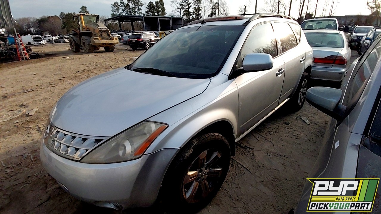 2007 NISSAN MURANO partes disponibles