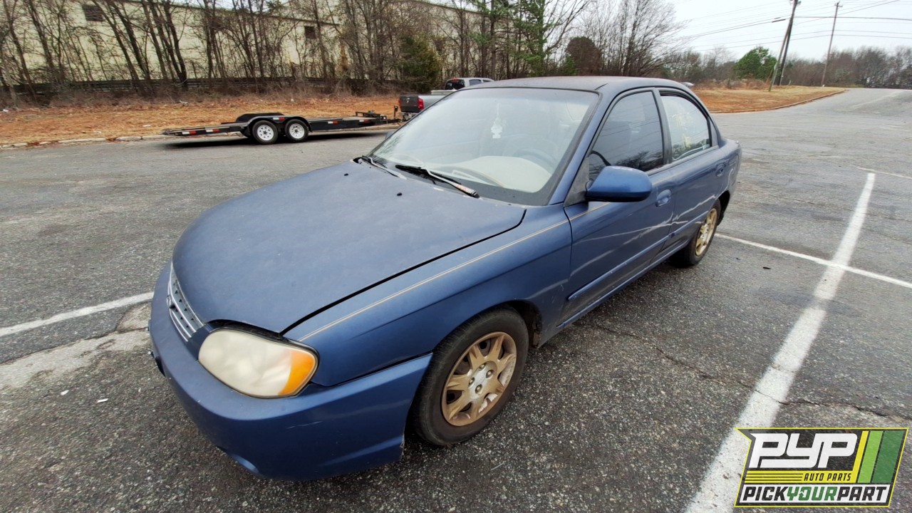 2003 KIA SPECTRA partes disponibles