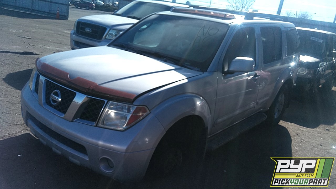 2005 NISSAN PATHFINDER partes disponibles