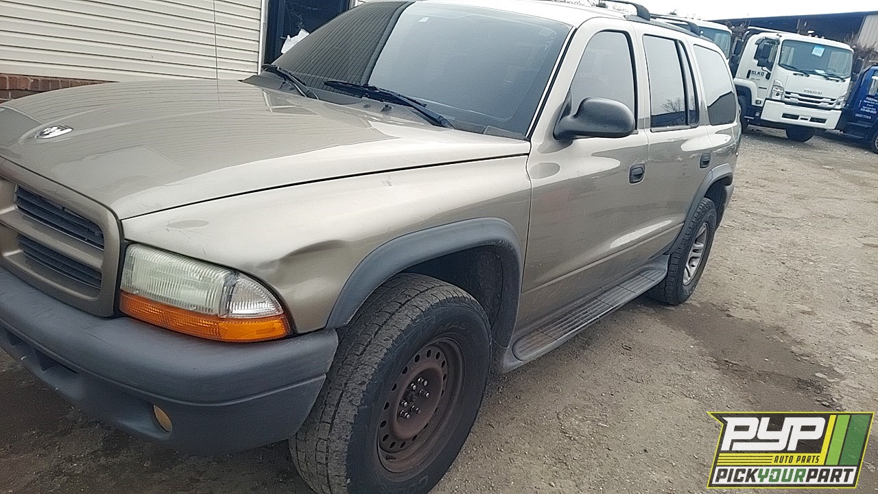 2003 DODGE DURANGO partes disponibles