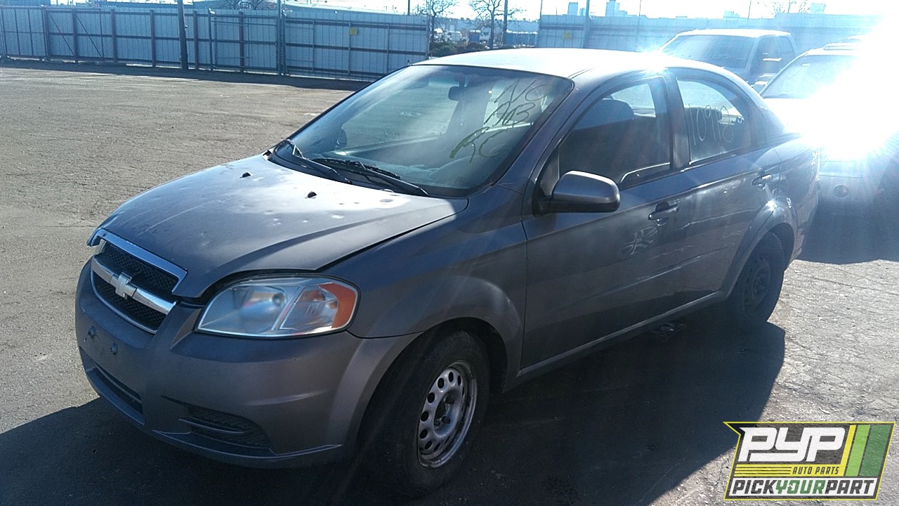 2010 CHEVROLET AVEO partes disponibles