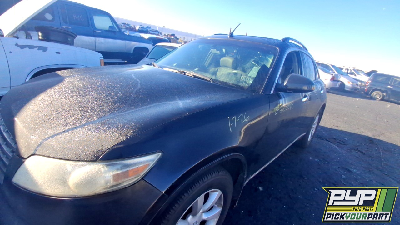 2004 INFINITI FX35 partes disponibles