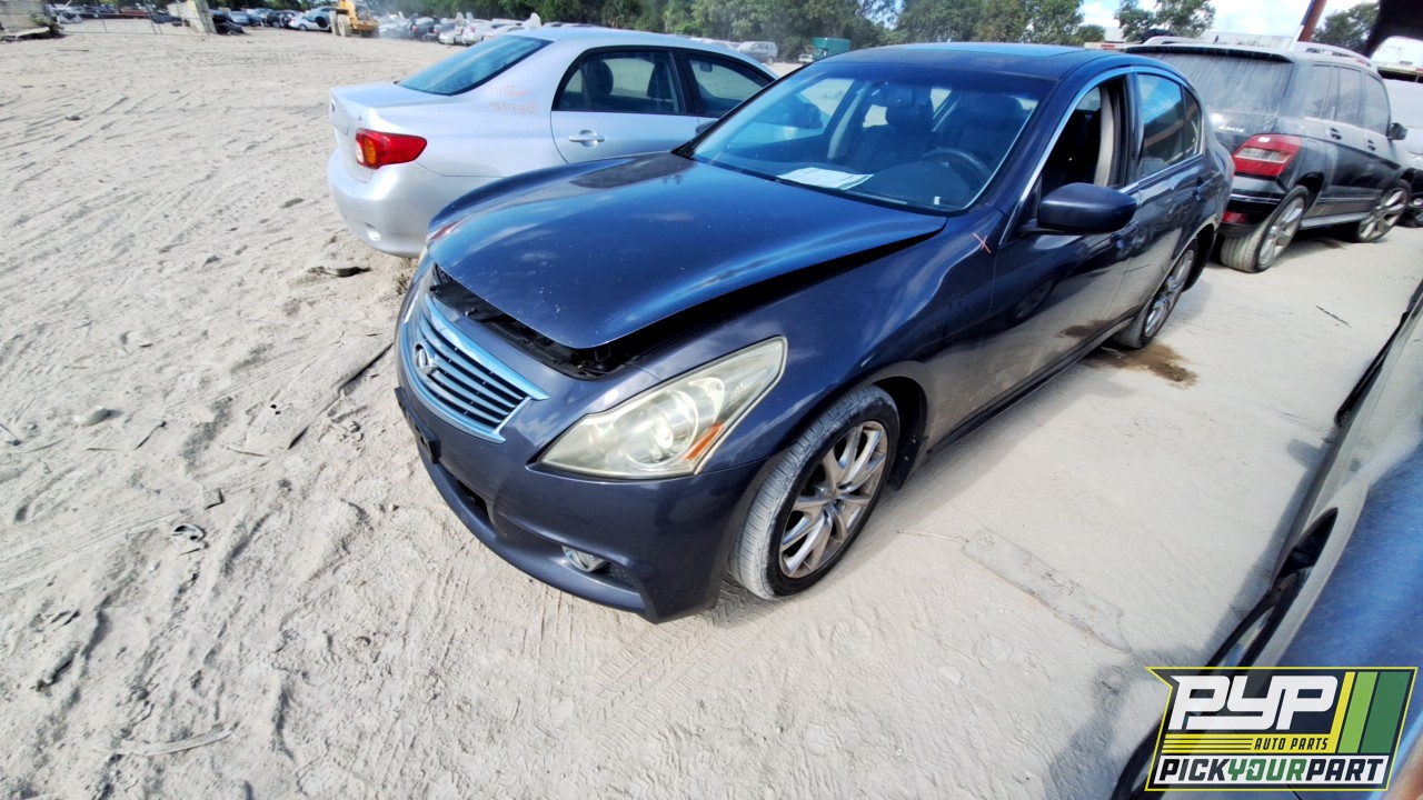 2010 INFINITI G37 partes disponibles