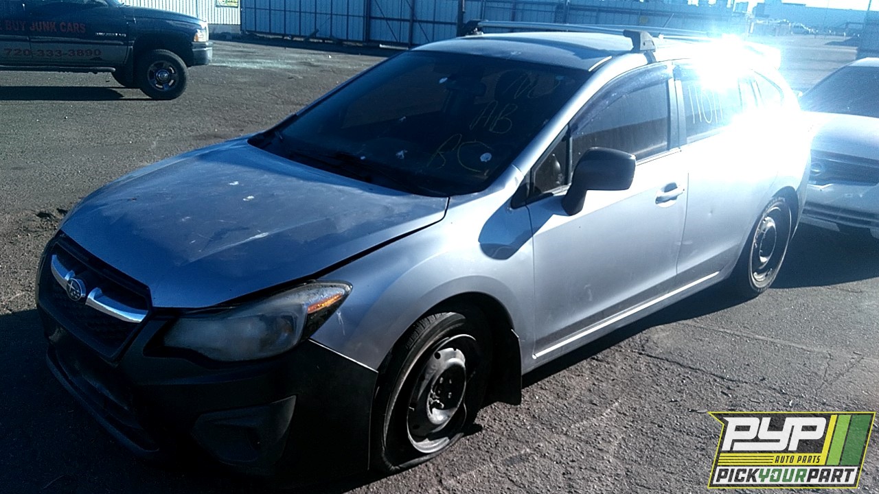 2014 SUBARU IMPREZA partes disponibles
