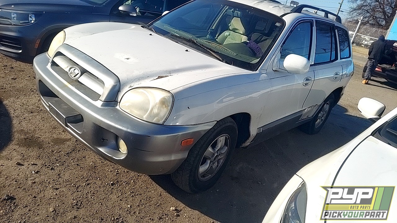 2005 HYUNDAI SANTA FE partes disponibles