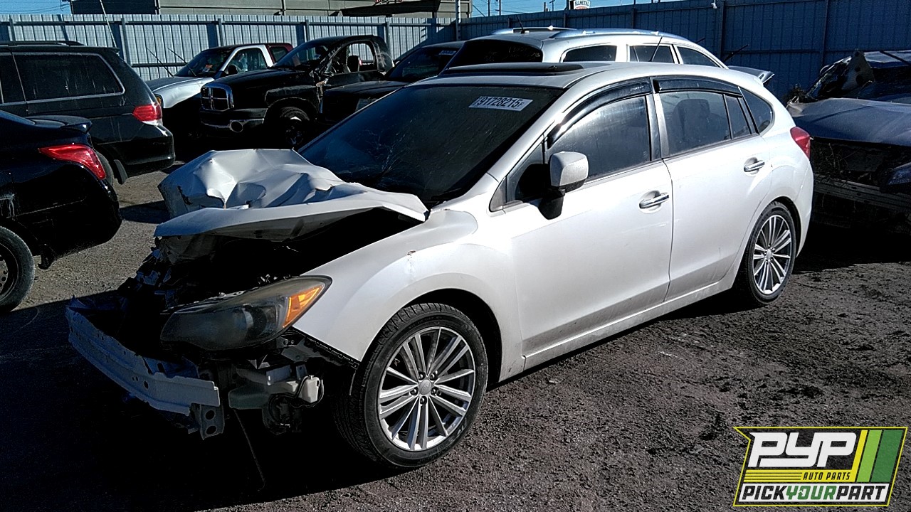 2013 SUBARU IMPREZA available for parts