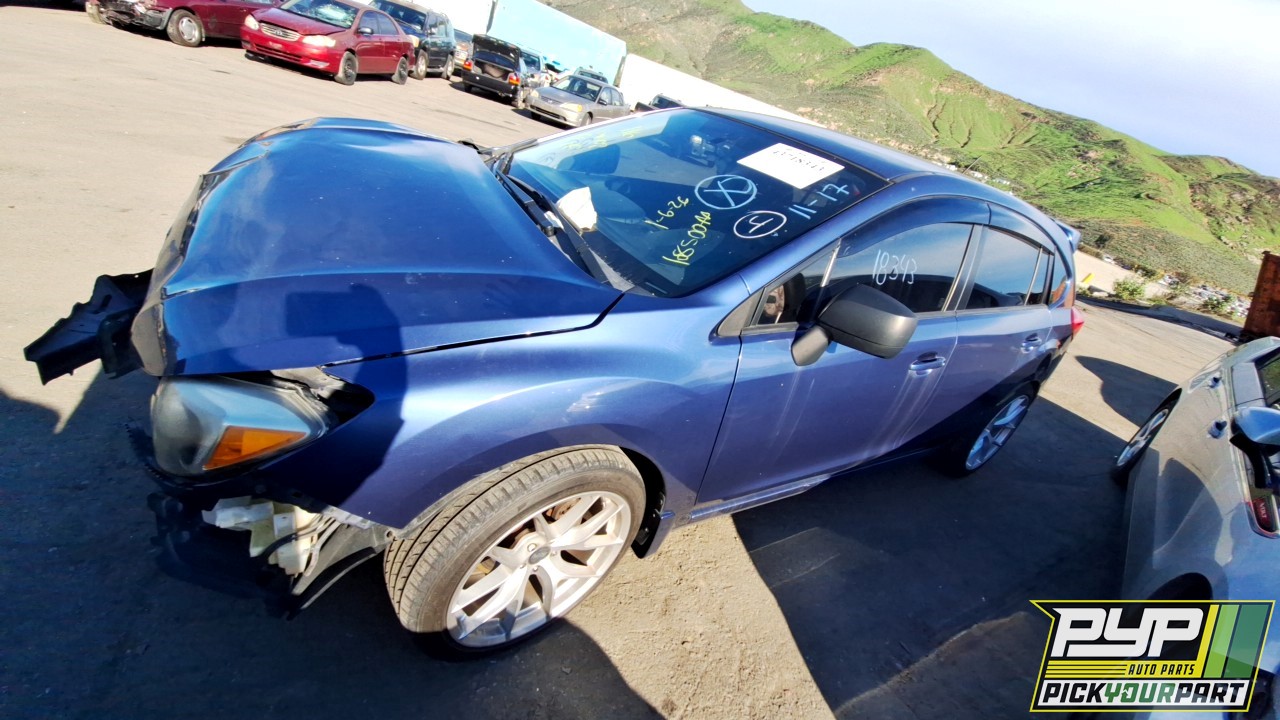 2013 SUBARU IMPREZA partes disponibles