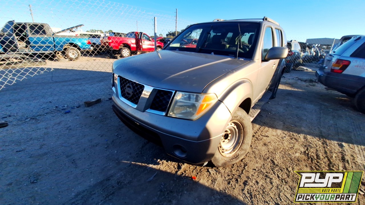 2005 NISSAN PATHFINDER partes disponibles