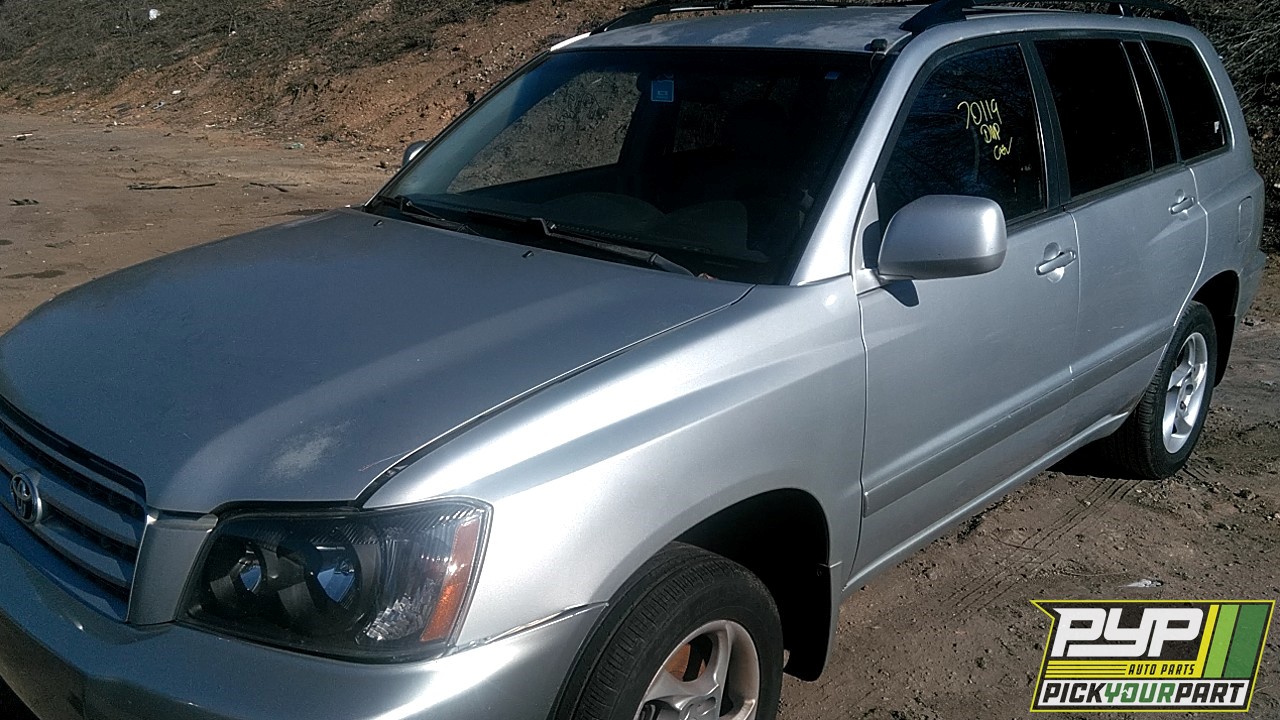 2003 TOYOTA HIGHLANDER partes disponibles