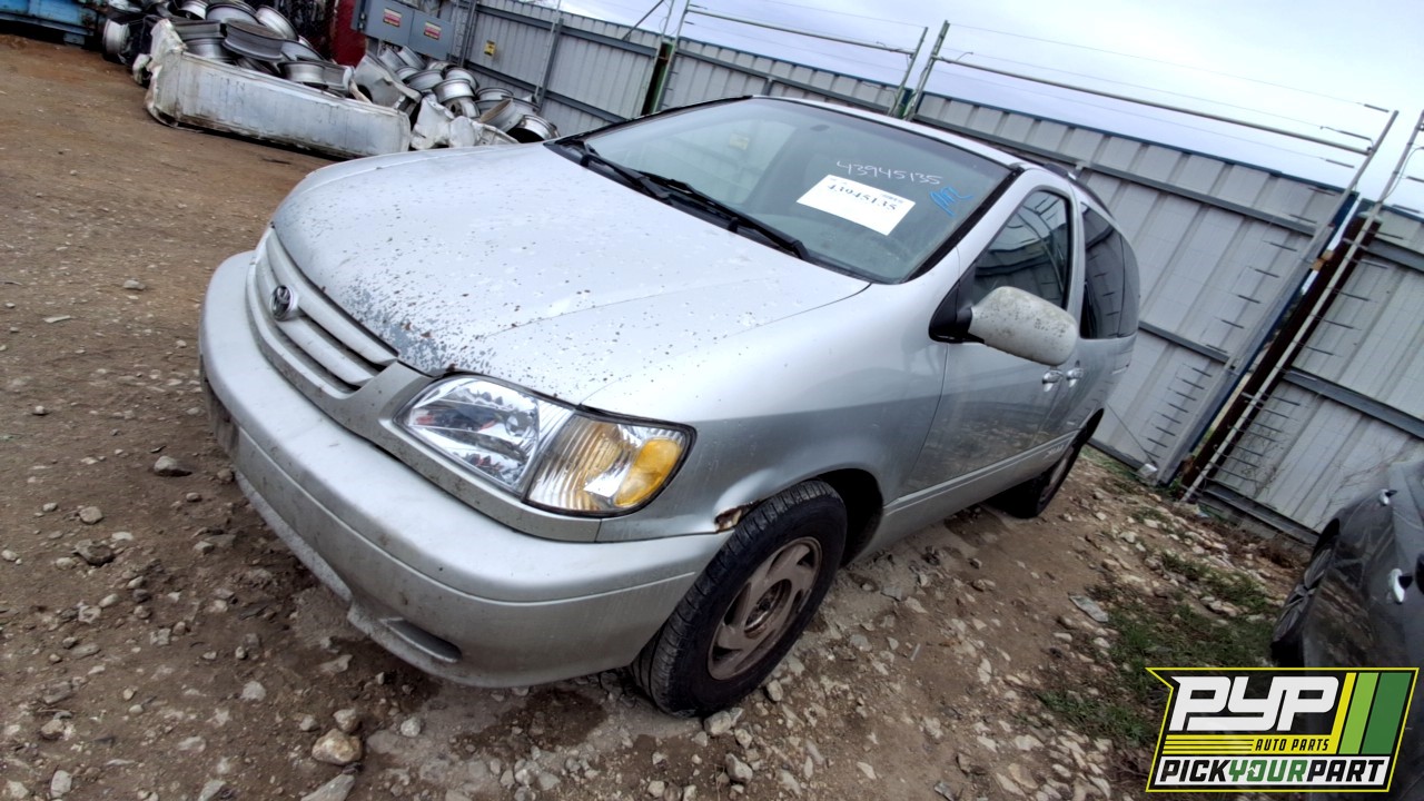 2002 TOYOTA SIENNA partes disponibles