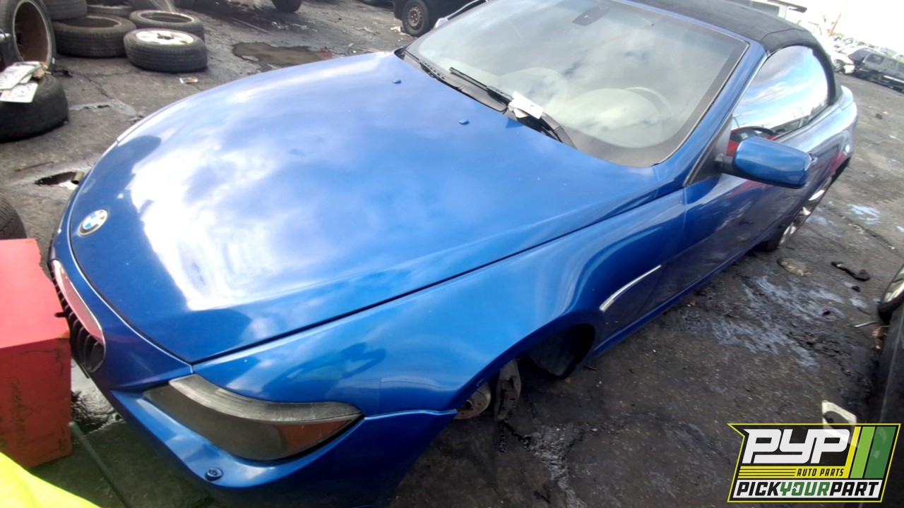 2004 BMW 645CI partes disponibles