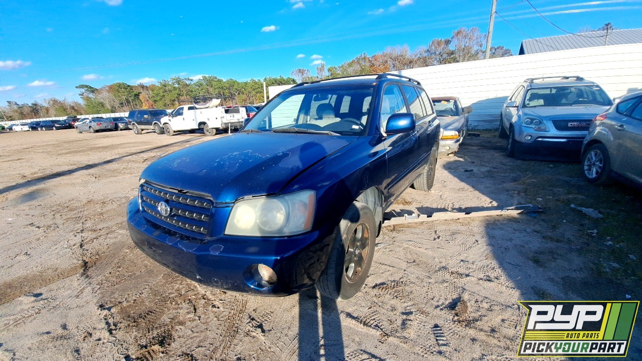 2002 TOYOTA HIGHLANDER partes disponibles