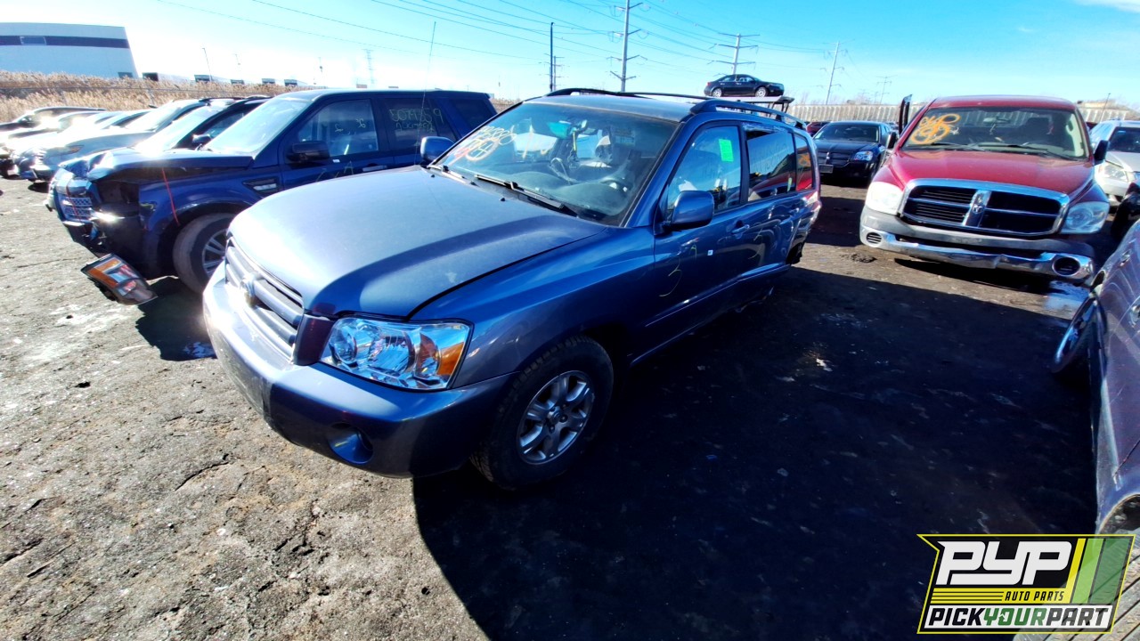 2005 TOYOTA HIGHLANDER partes disponibles