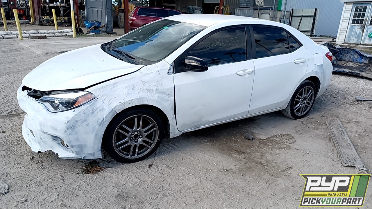 2016 TOYOTA COROLLA available for parts