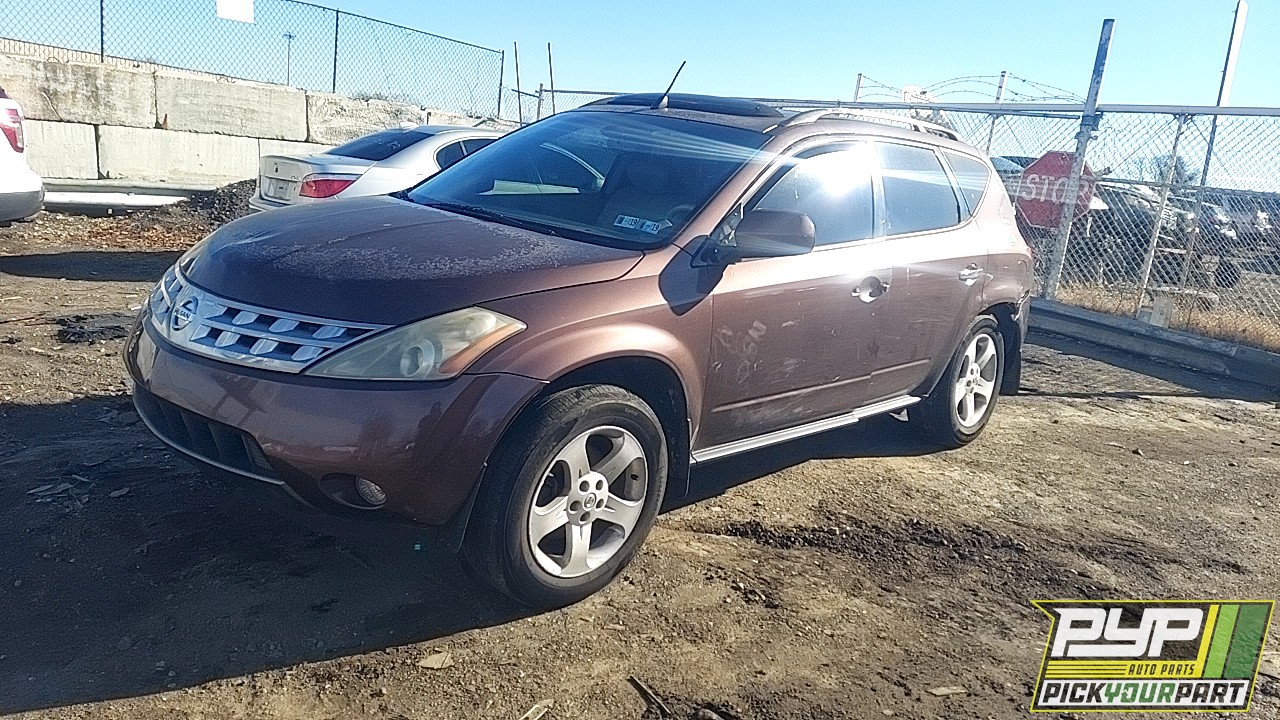 2003 NISSAN MURANO partes disponibles