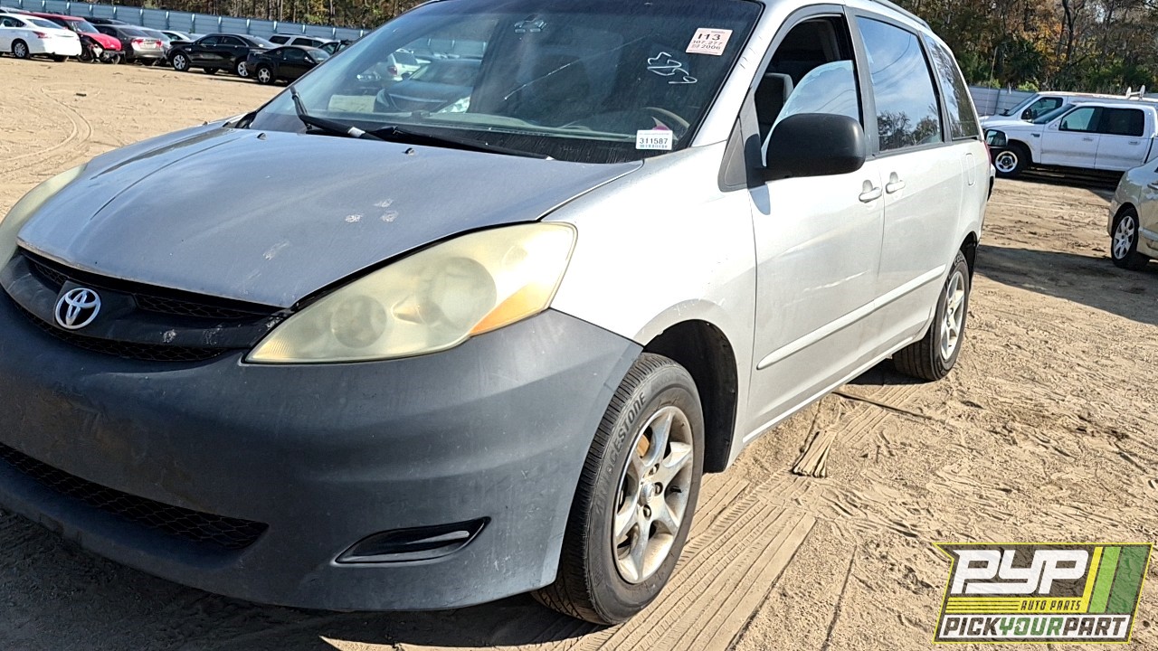 2006 TOYOTA SIENNA partes disponibles