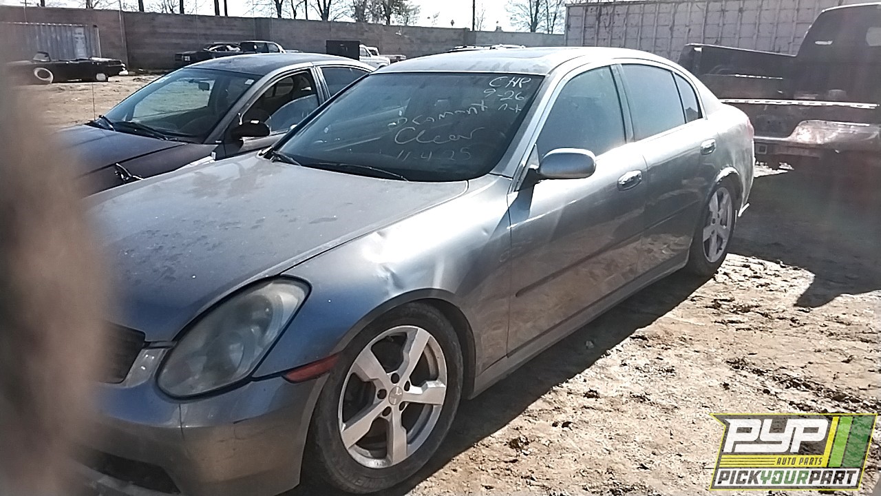 2005 INFINITI G35 partes disponibles