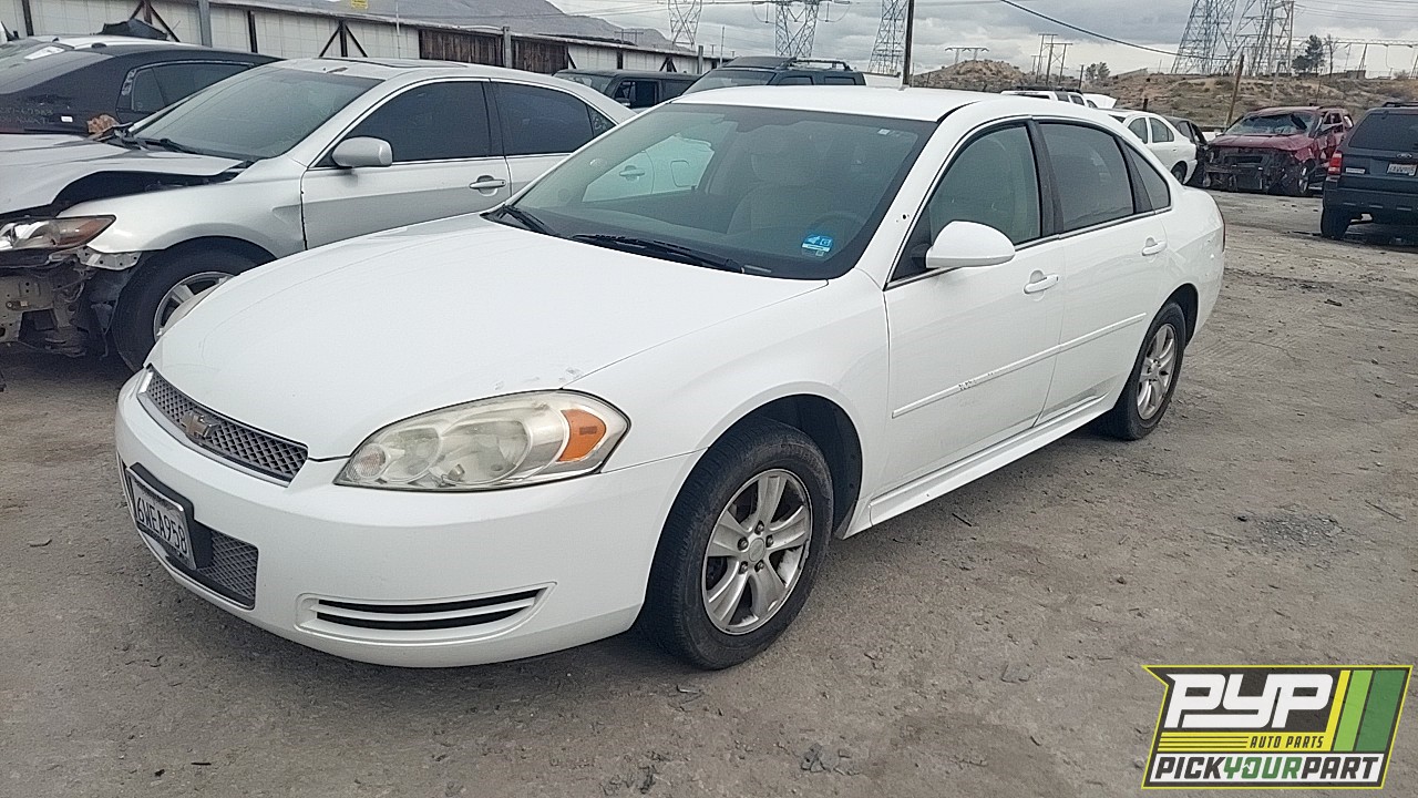 2012 CHEVROLET IMPALA partes disponibles