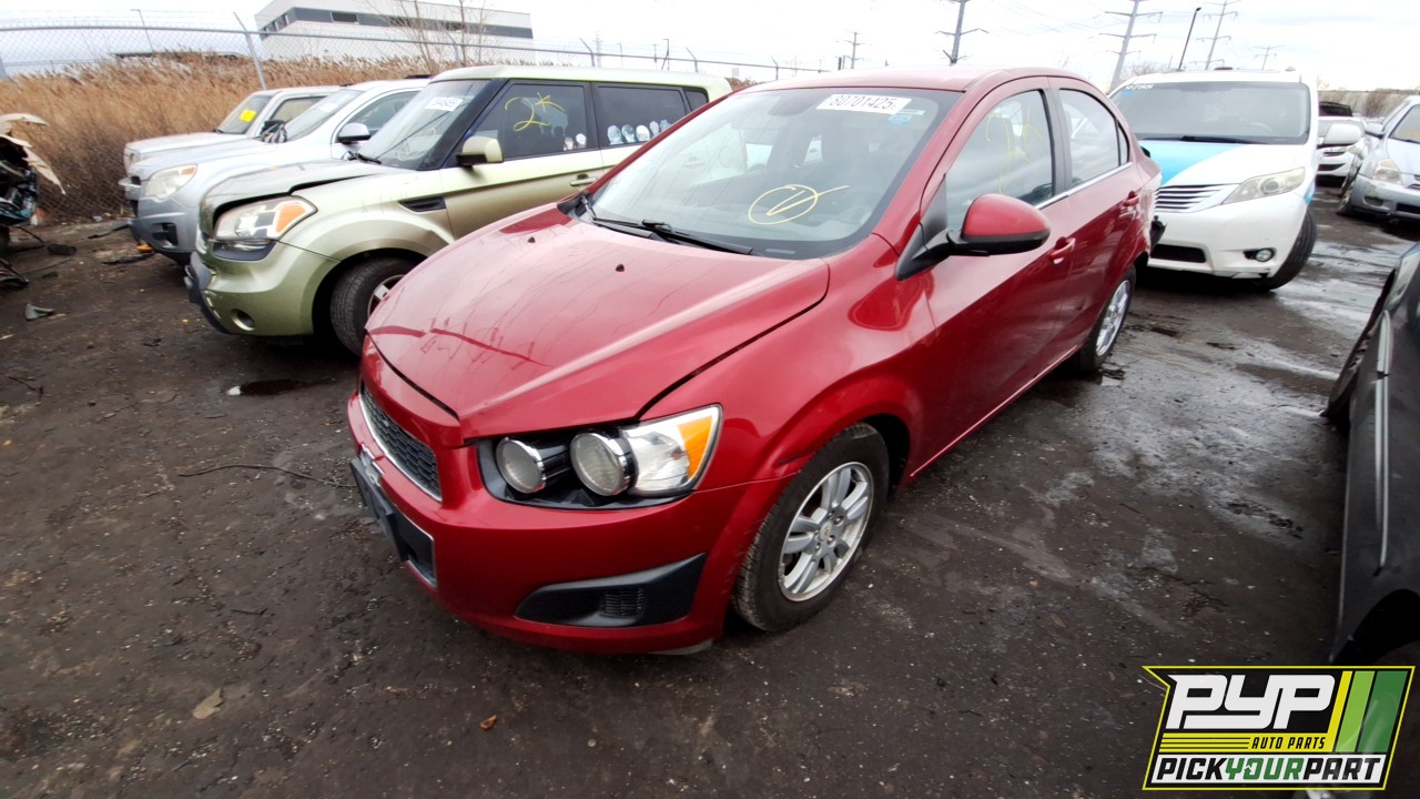 2012 CHEVROLET SONIC partes disponibles