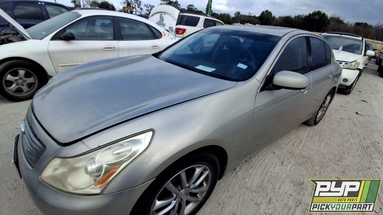 2008 INFINITI G35 partes disponibles
