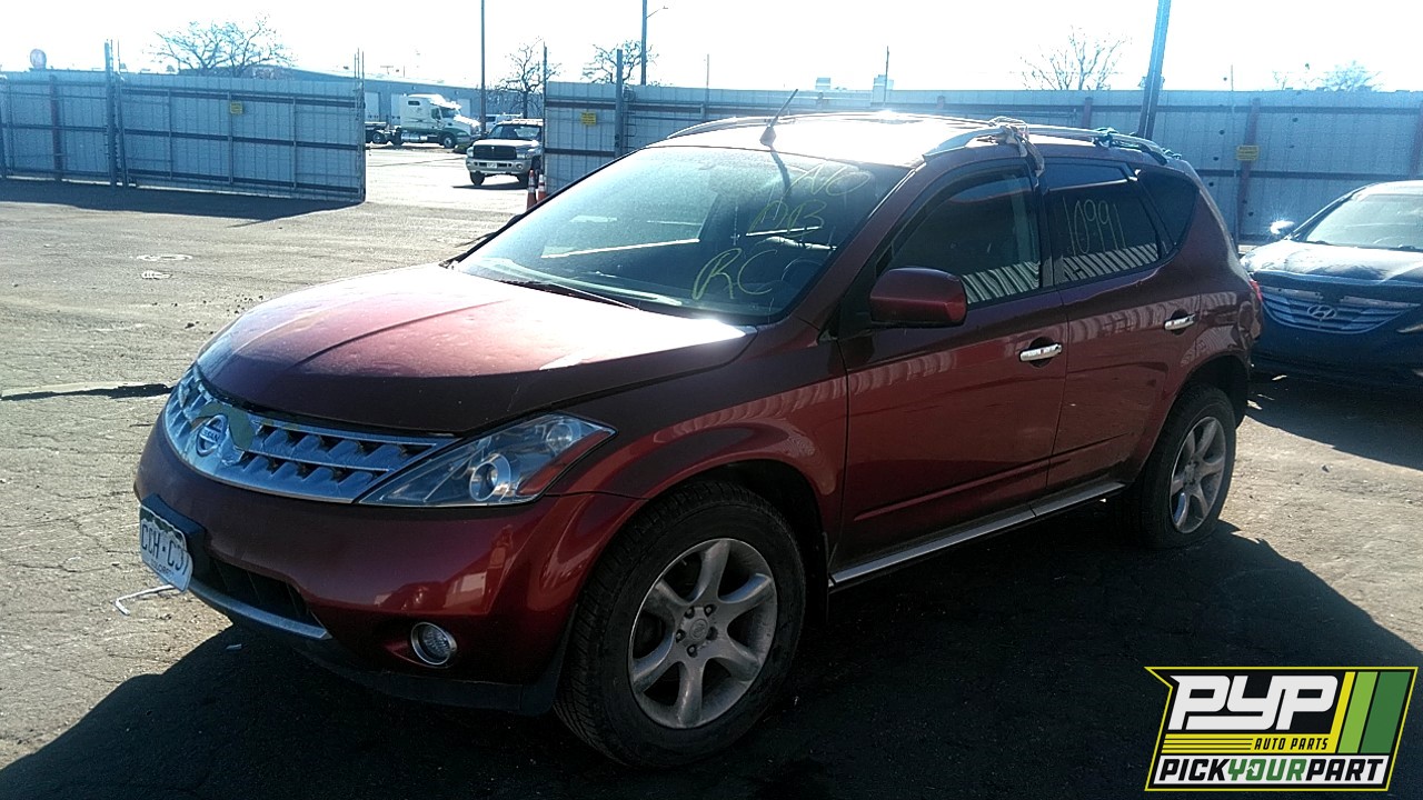 2007 NISSAN MURANO partes disponibles
