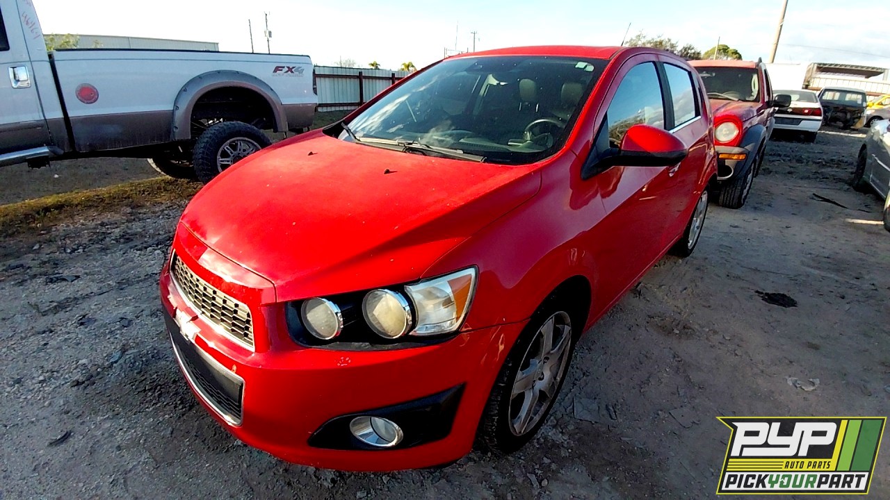 2014 CHEVROLET SONIC partes disponibles