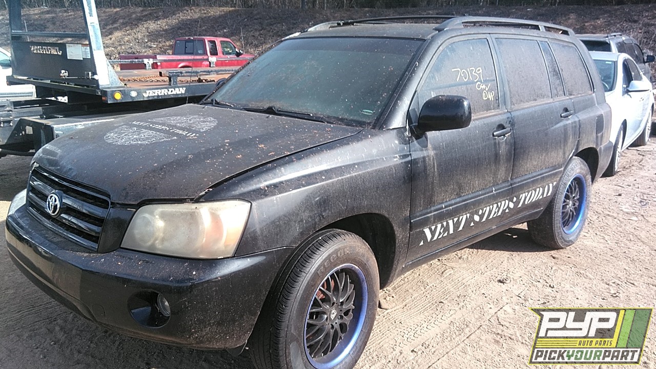 2006 TOYOTA HIGHLANDER partes disponibles
