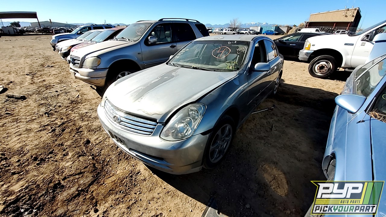 2004 INFINITI G35 partes disponibles