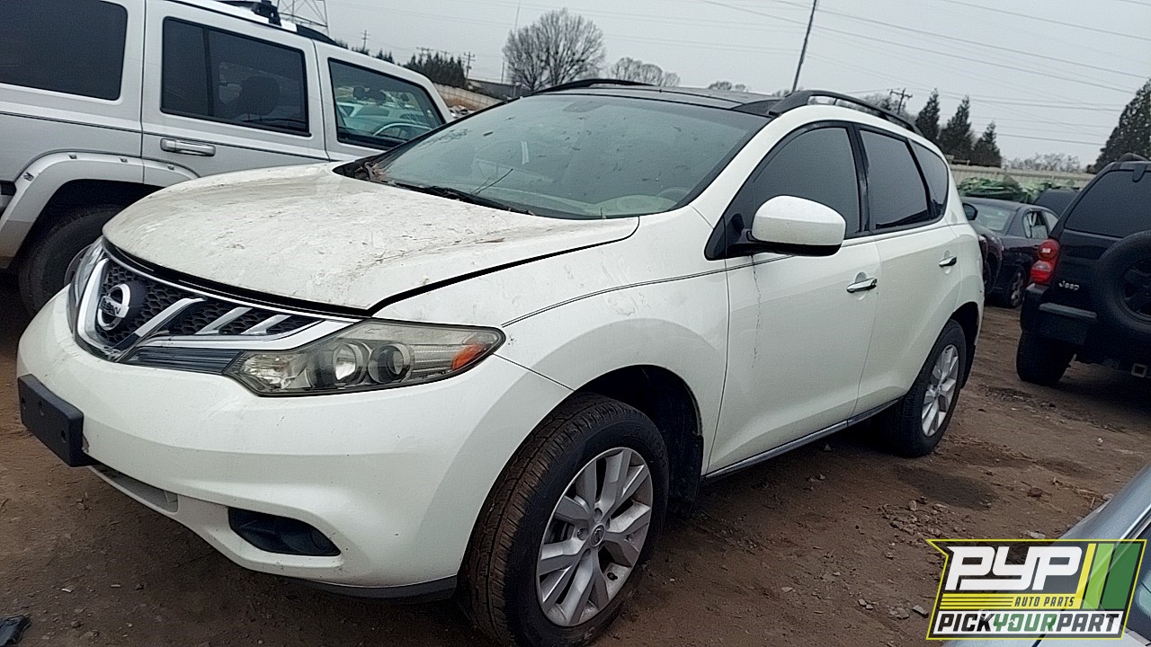 2011 NISSAN MURANO partes disponibles