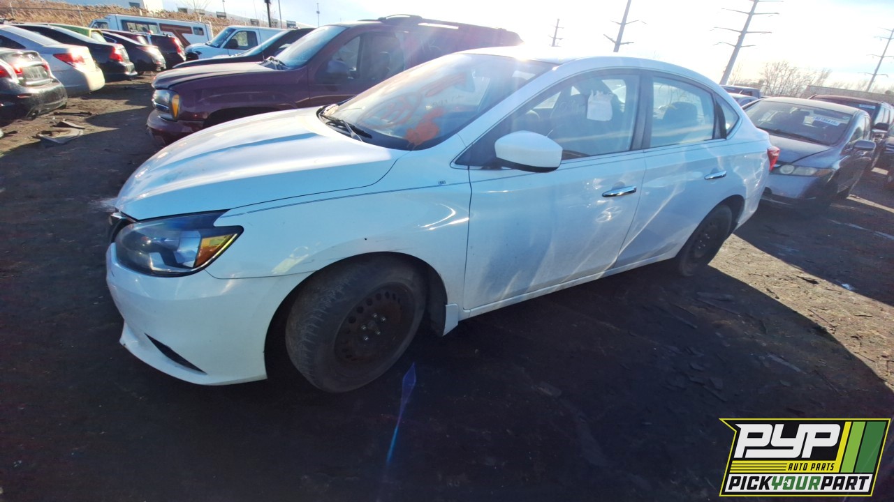2018 NISSAN SENTRA partes disponibles