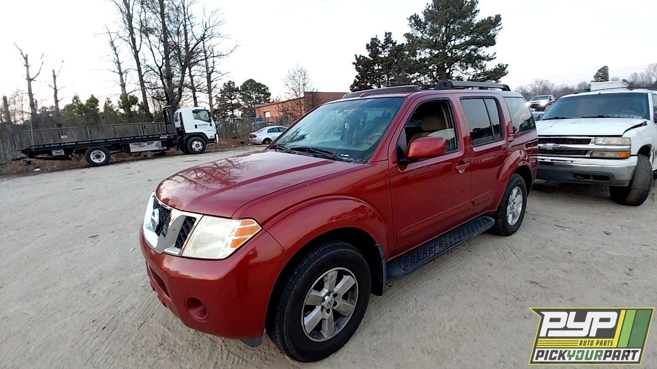2008 NISSAN PATHFINDER partes disponibles